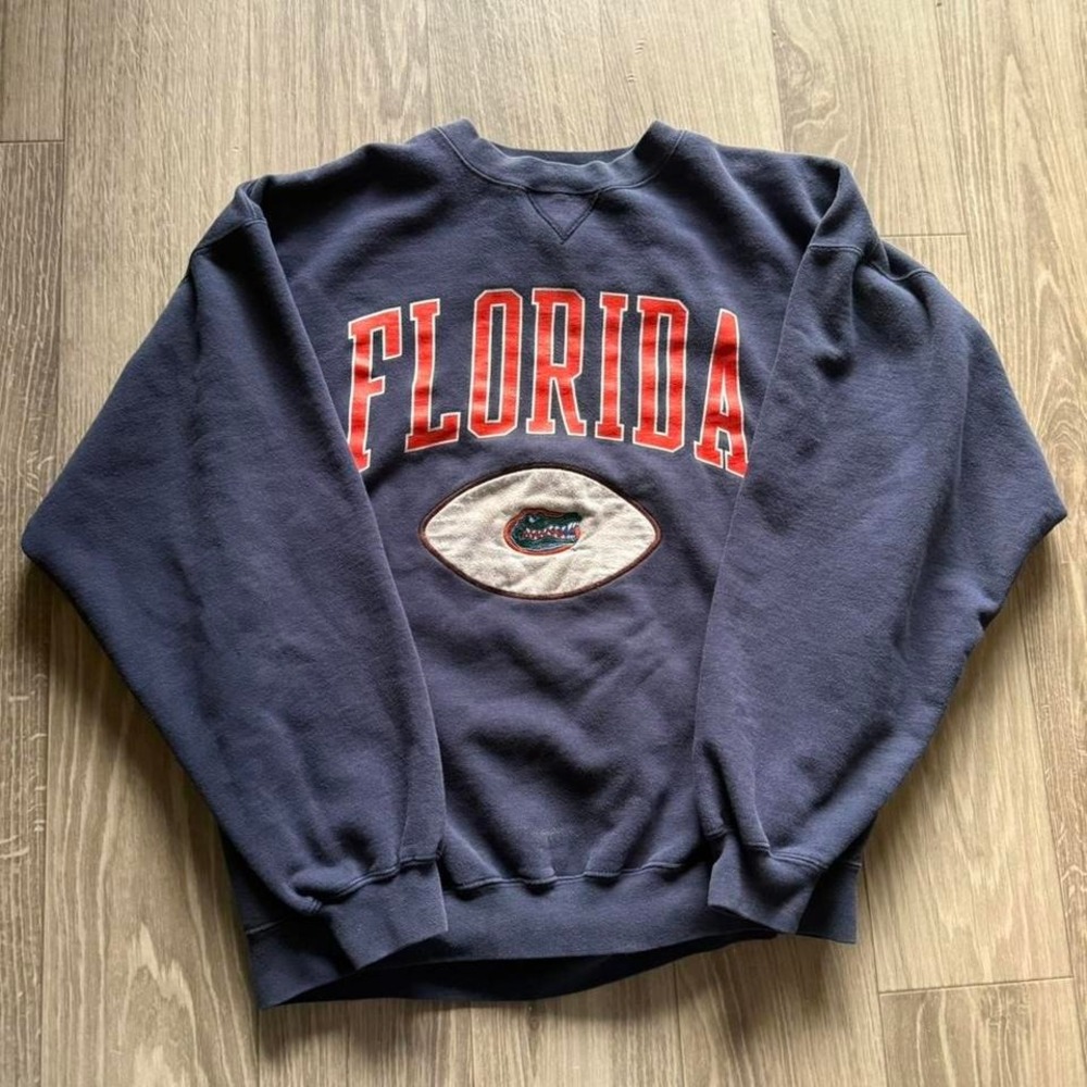 Florida Gators Crewneck Sweatshirt Men's XL Navy Vintage 90s